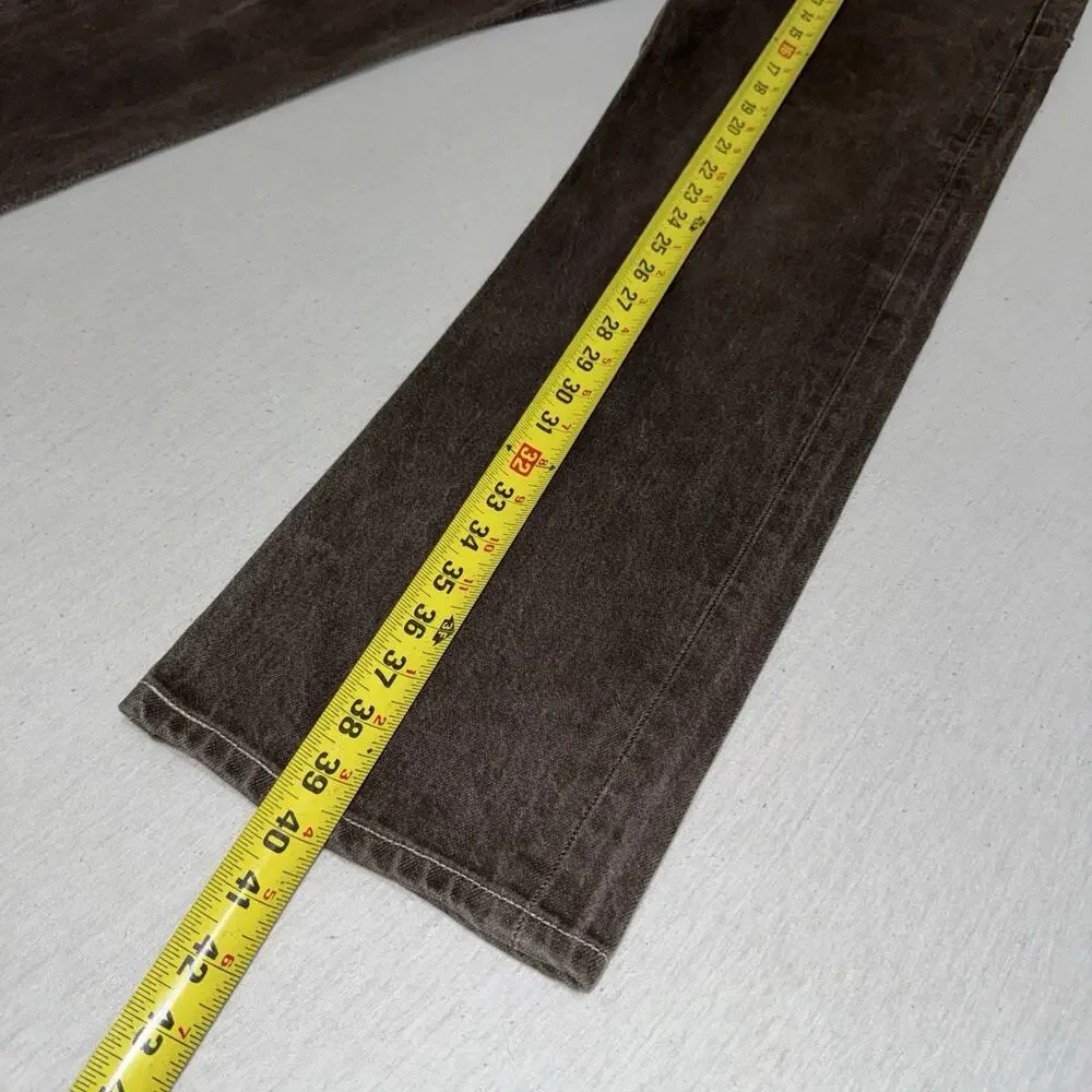 Levis 501xx Jeans Men 34x32 Brown 100% Cotton Straight Leg Button Fly
